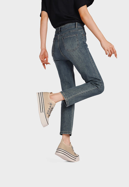 Baskets Femme Elvire – détail de la matière