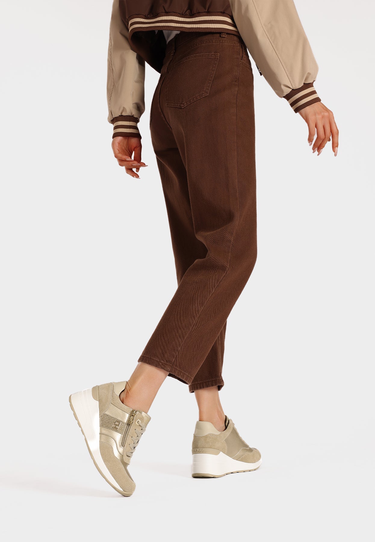 Baskets Femme Blandine – détail de la matière