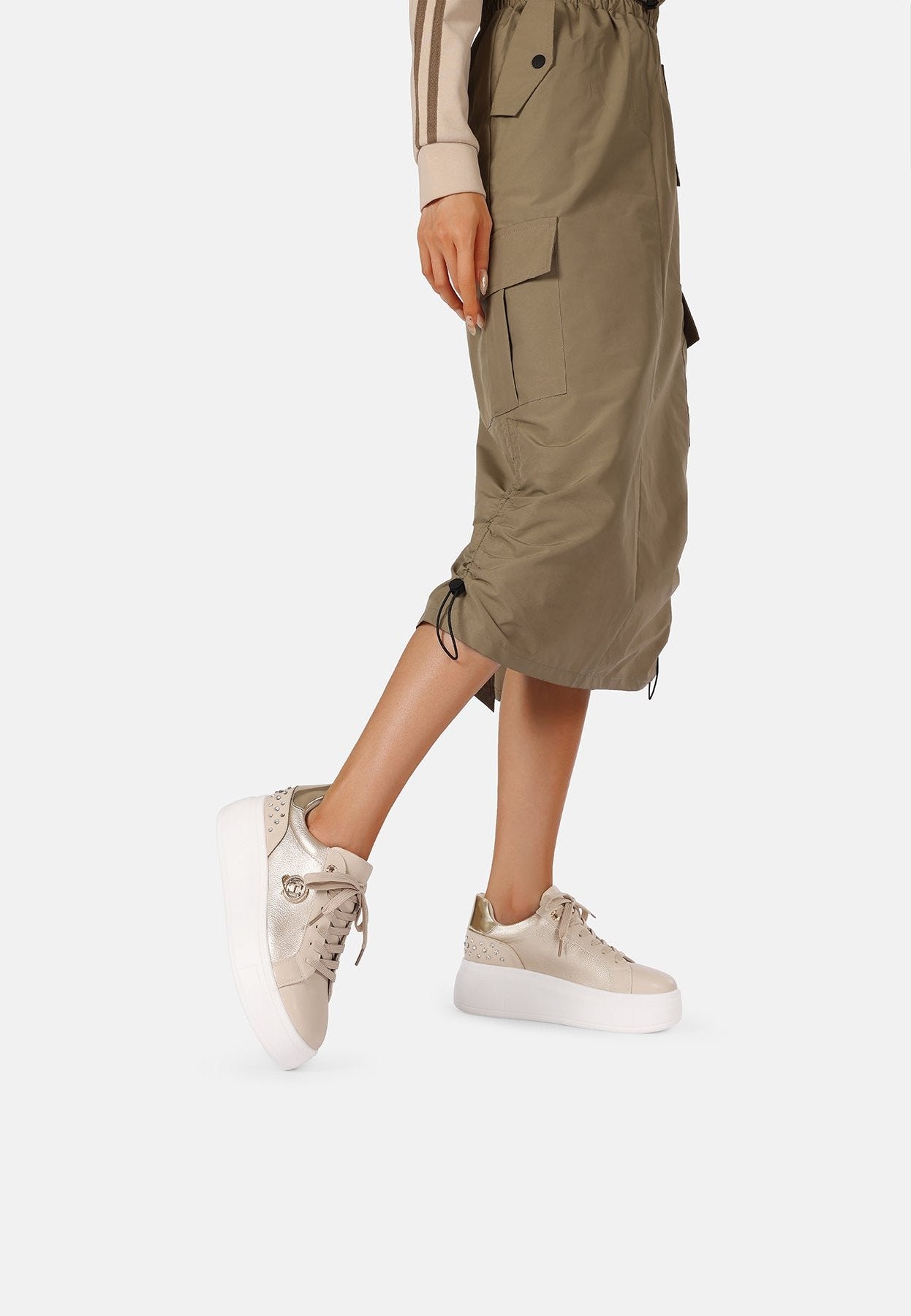 Baskets Femme Axelle – détail de la matière