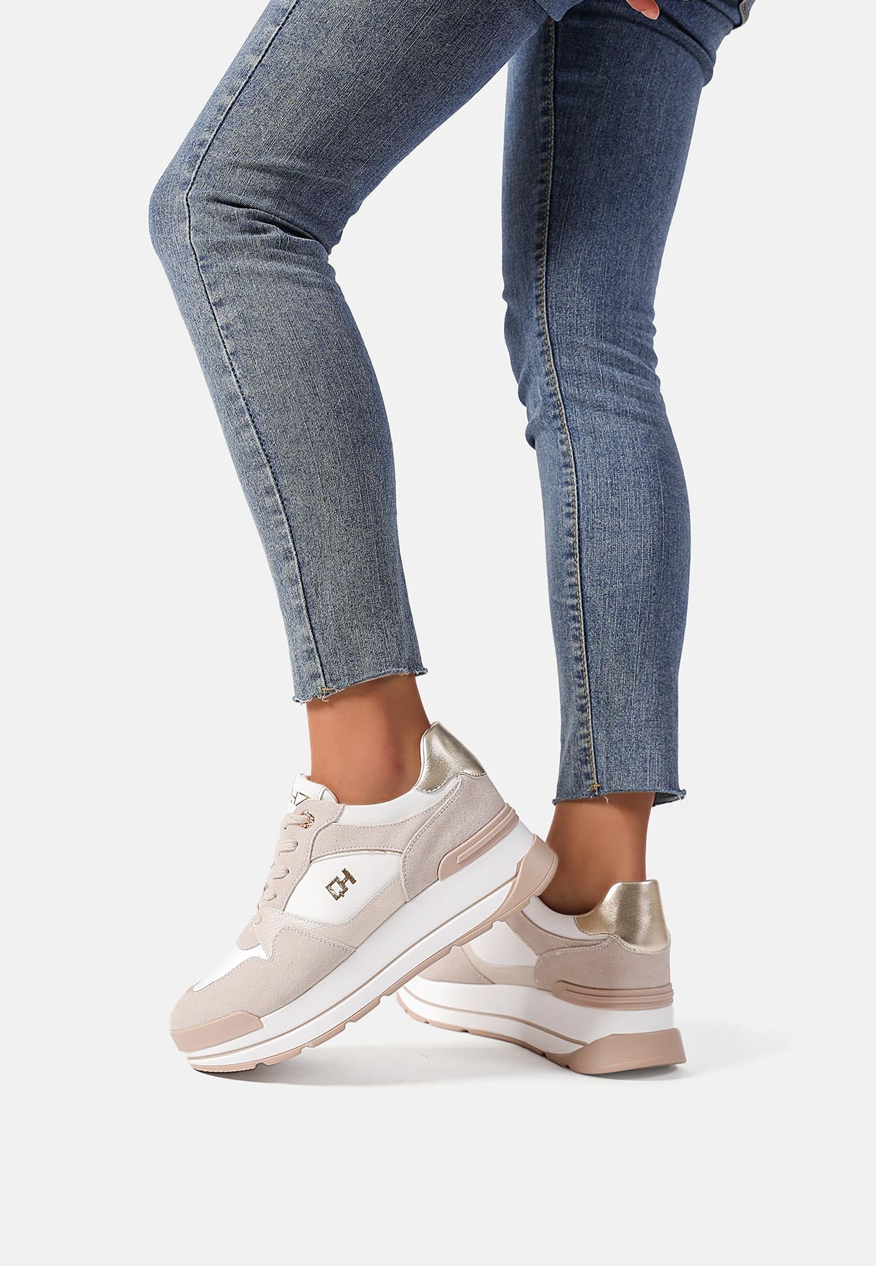 Baskets Femme Adélaïde – détail de la matière