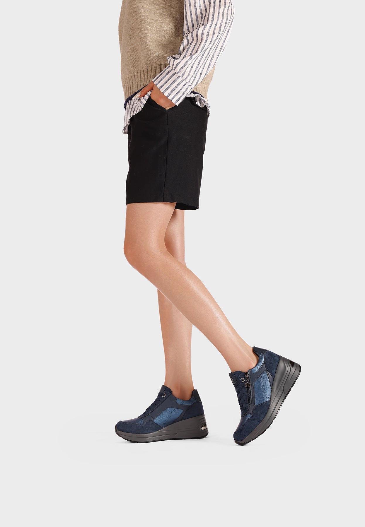 Baskets Femme Lucie – détail de la matière