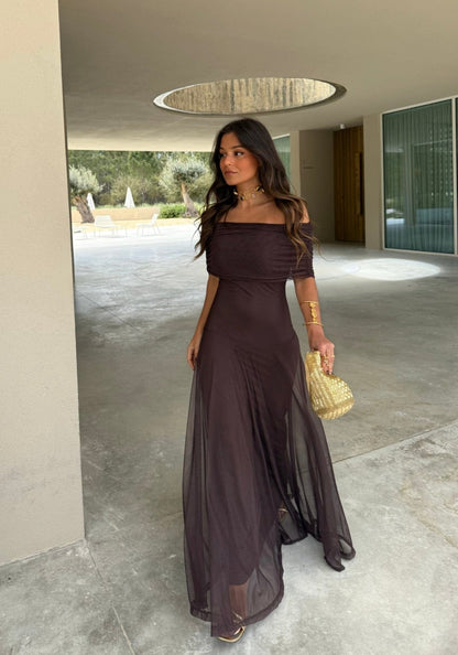Robe Longue Femme Sans Manches – Coupe A-Line