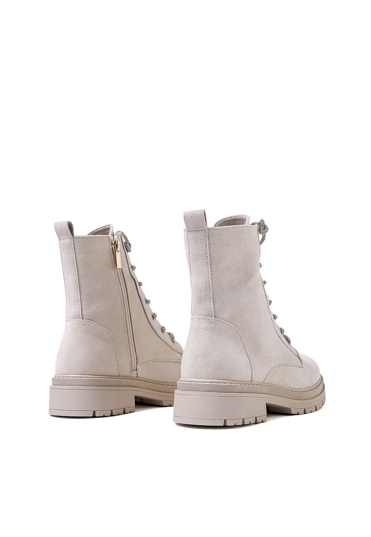 Bottines Femme Fine – détail de la tige
