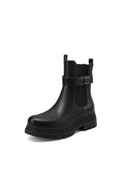Bottines Chelsea Femme Prune – vue de dessus