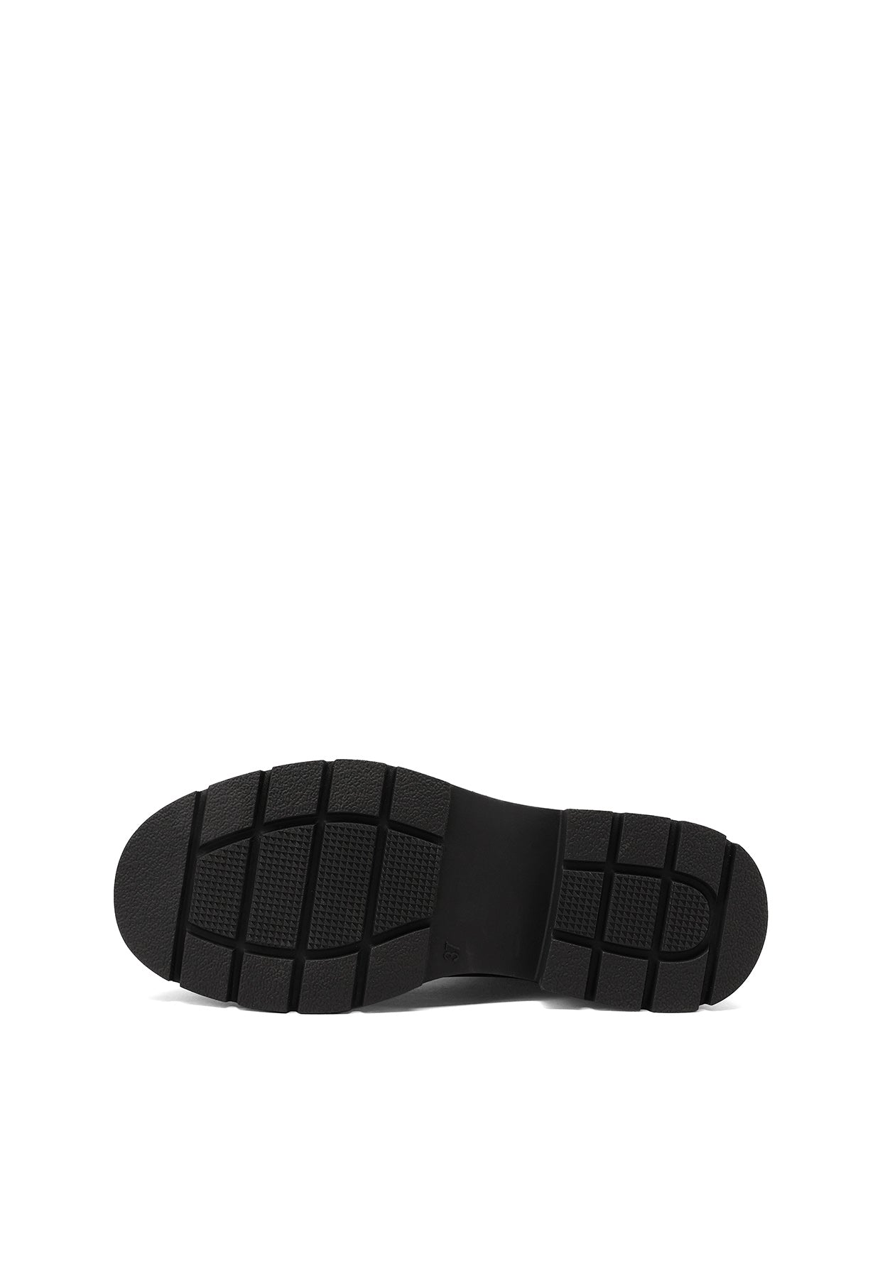 Bottines Chelsea Femme Prune – vue portée