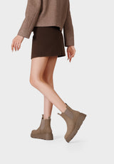 Bottines Chelsea Femme Olga, à Plateforme Semelle Crantée
