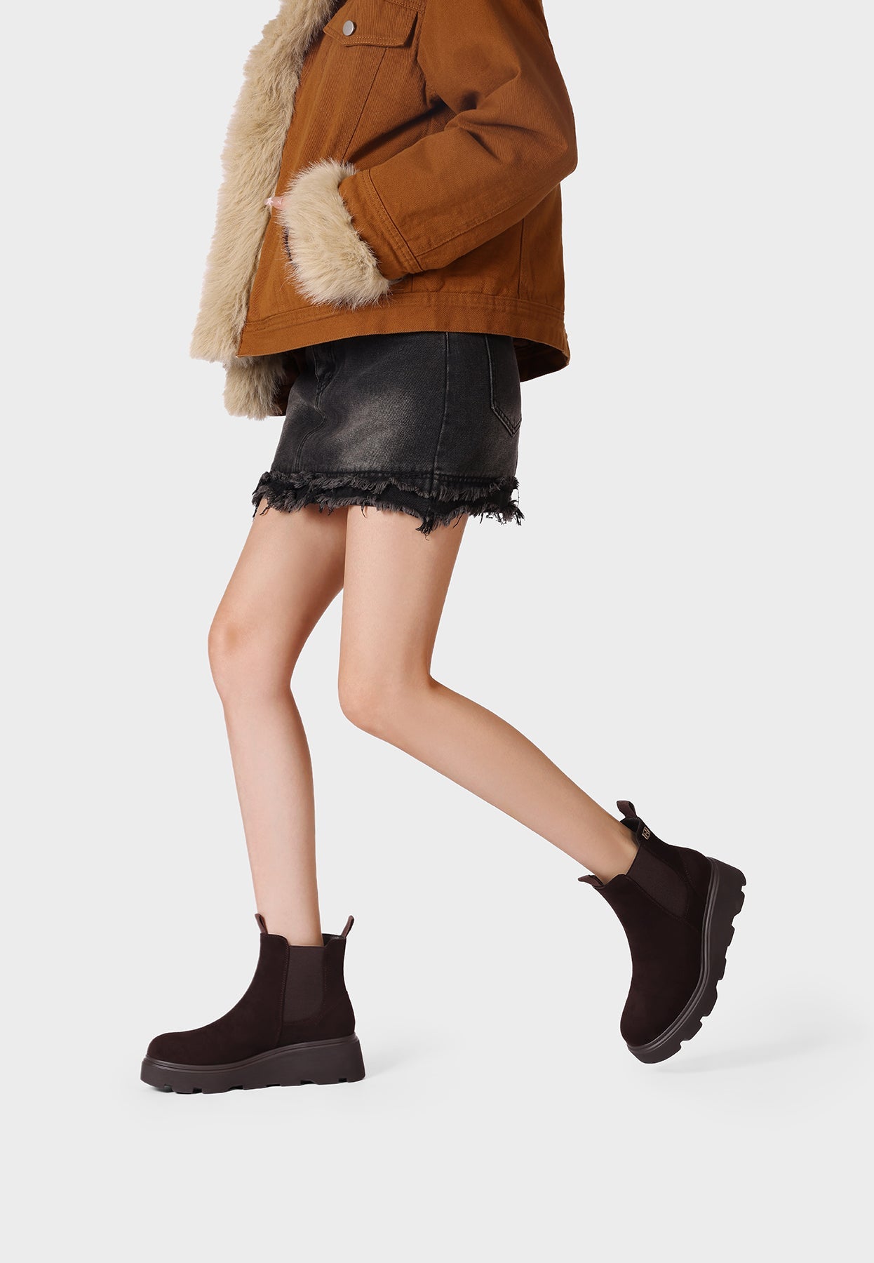 Bottines Chelsea Femme Olga – photo 9