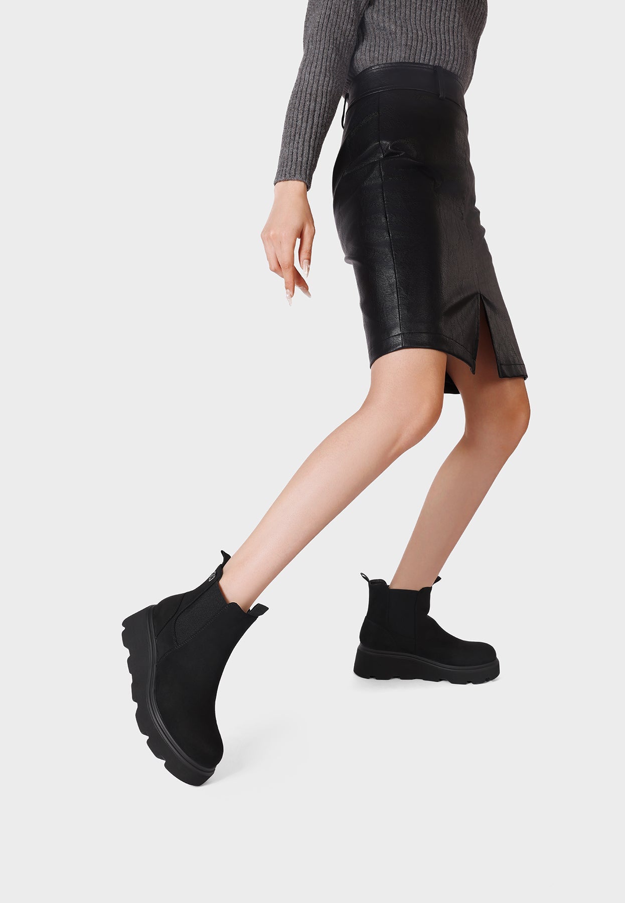 Bottines Chelsea Femme Olga – photo 17