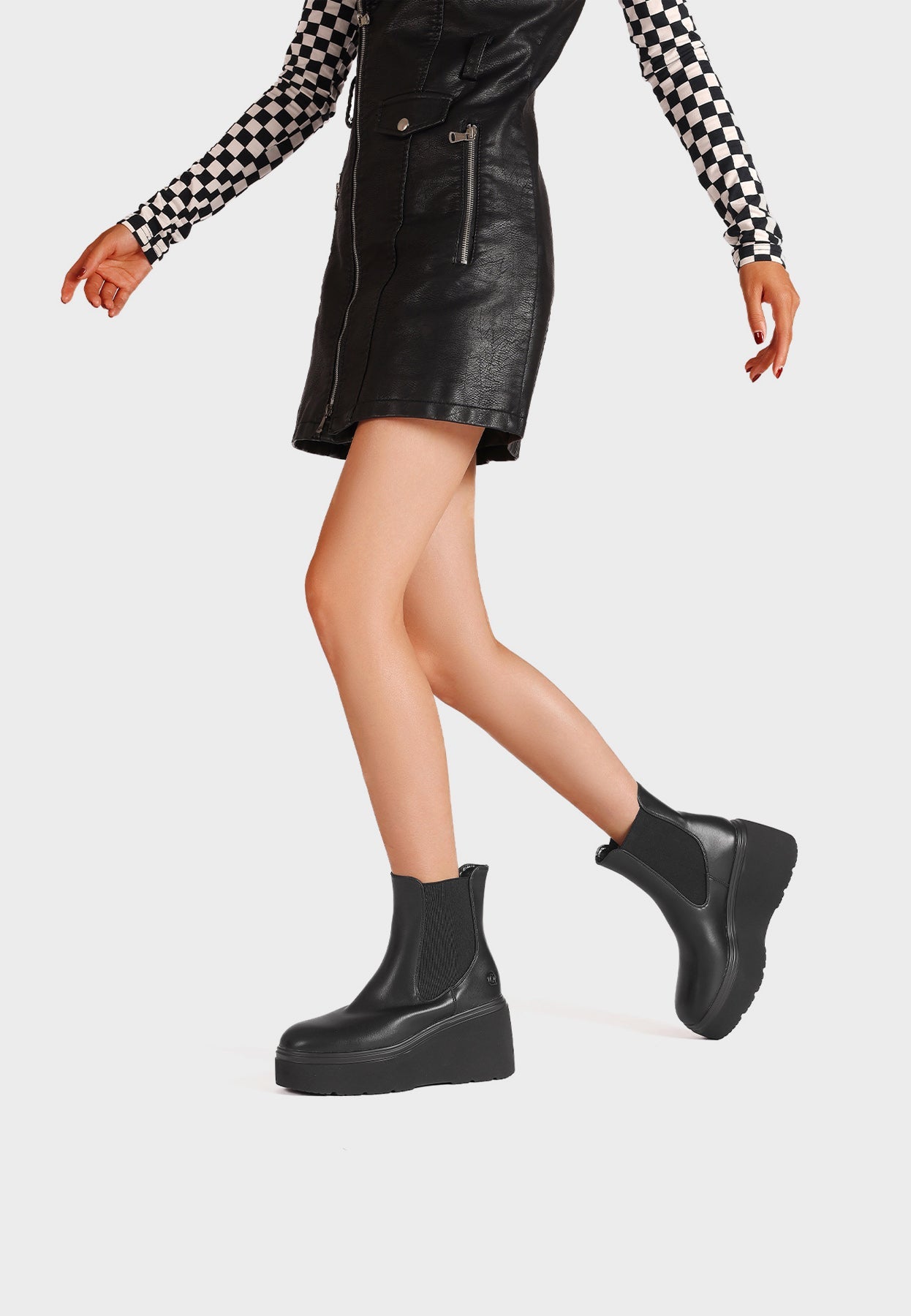 Bottines Chelsea Femme Bella – vue portée