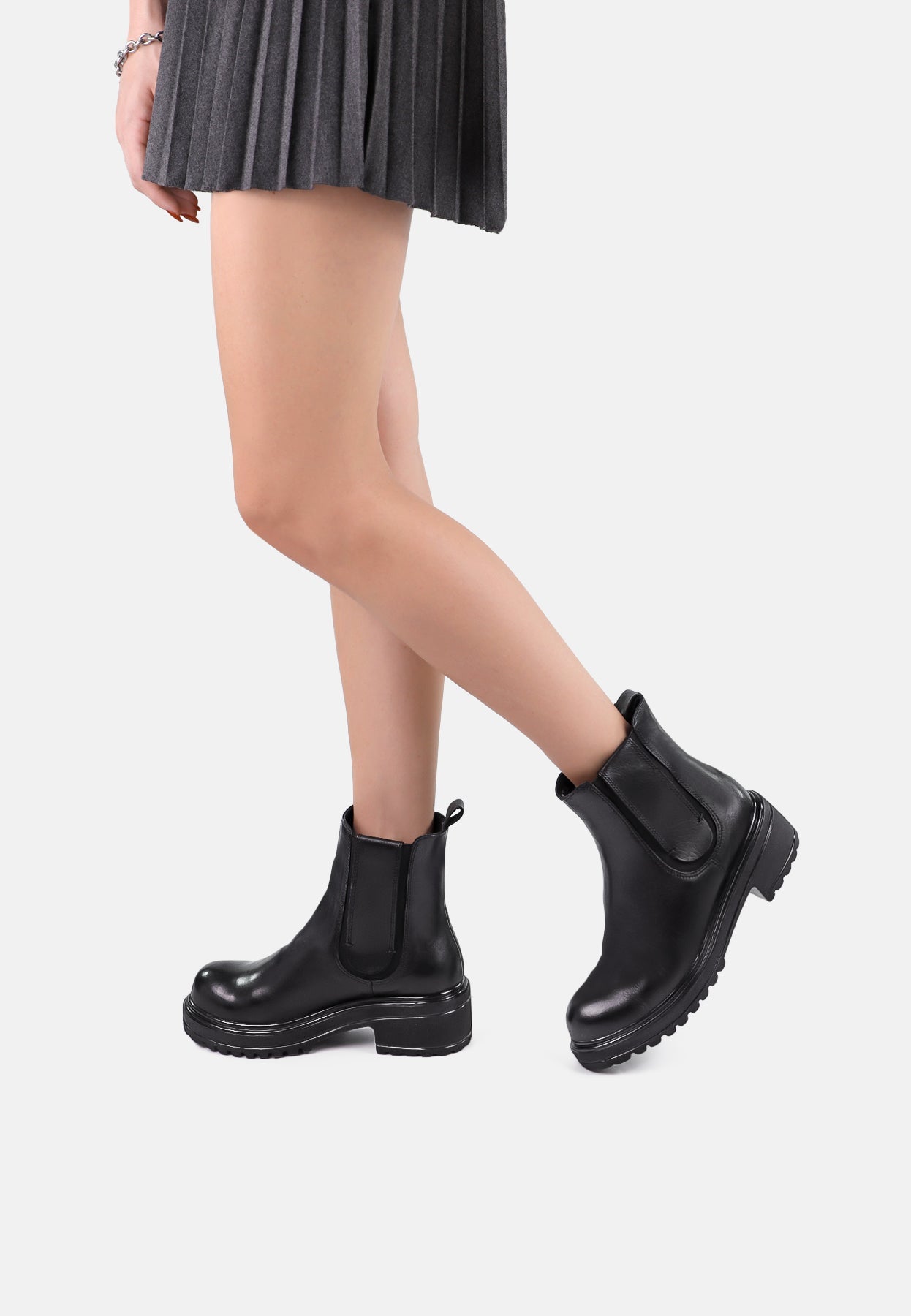 Bottines Chelsea Femme Sasha – vue principale