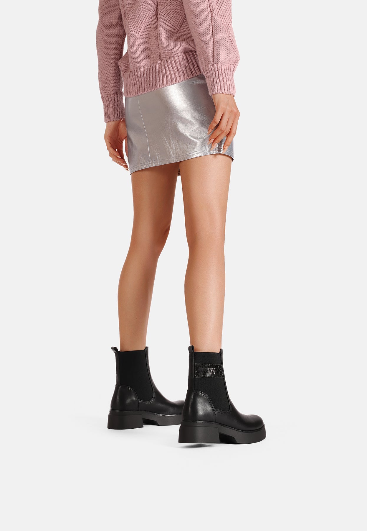 Bottines Chelsea Femme Thaïs – vue portée