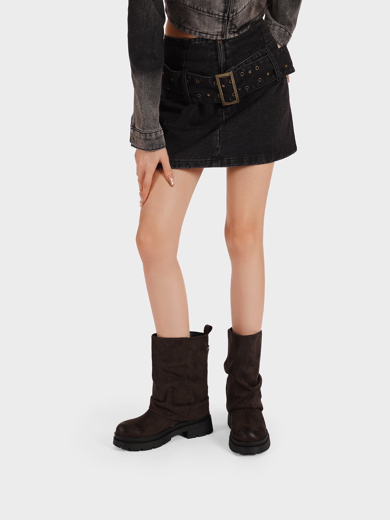 Bottines Femme Bianca – détail de la matière