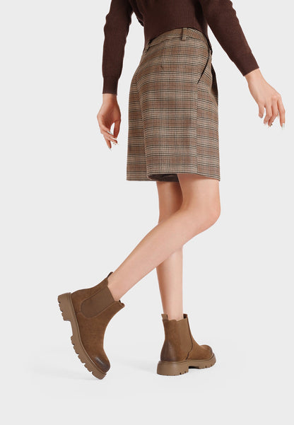 Bottines Chelsea Femme Orlane – détail de la matière