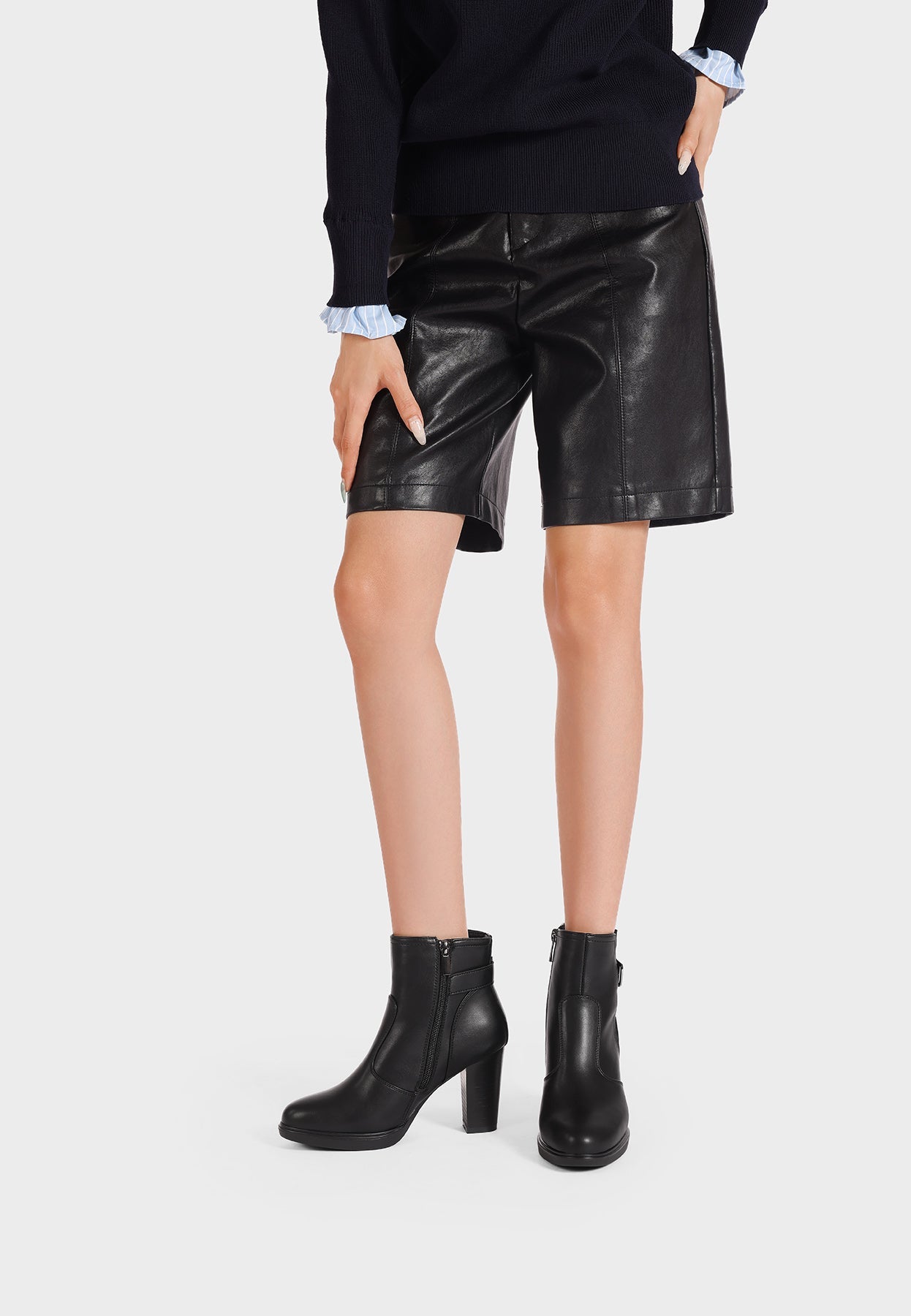 Bottines Femme Zia – détail de la matière
