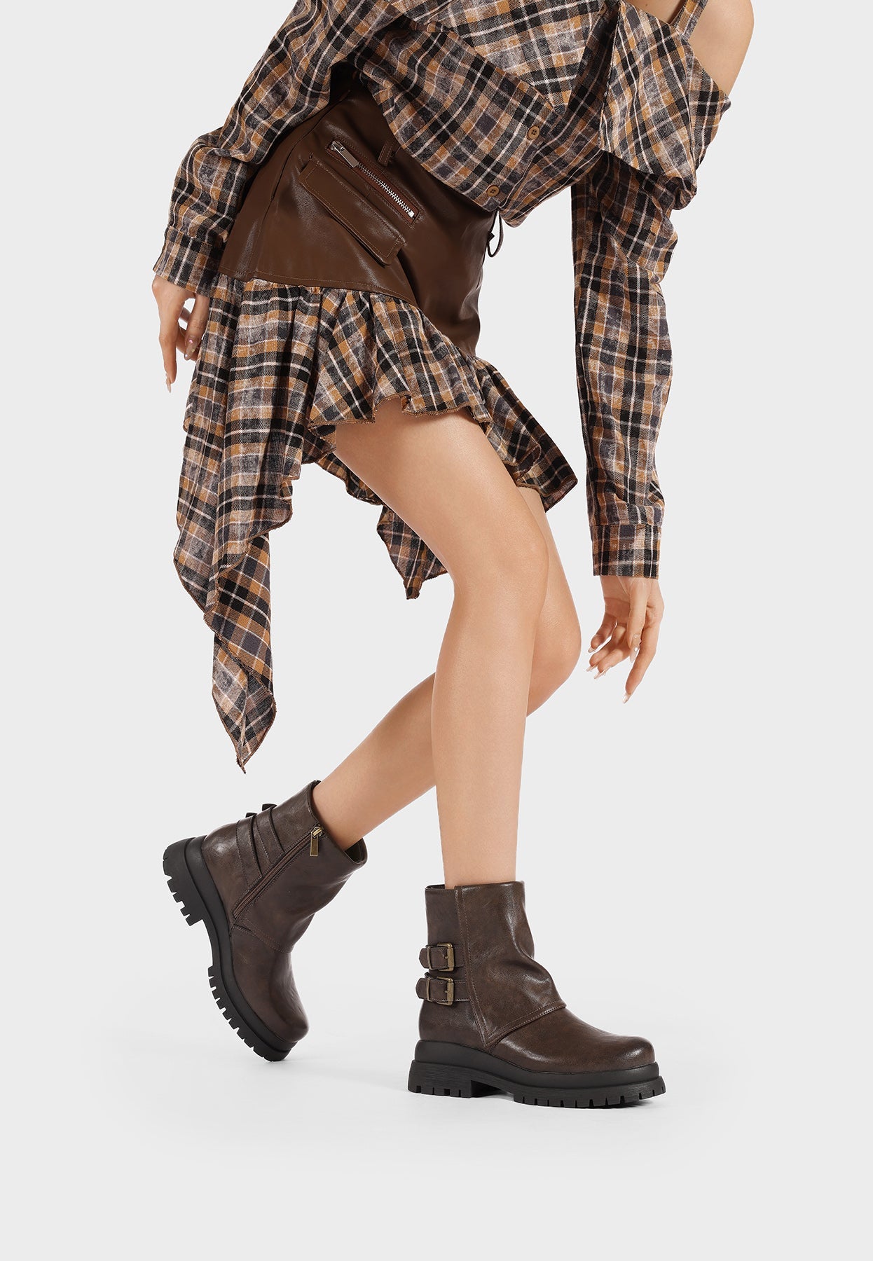 Bottines Femme Yaëlle – détail de la matière