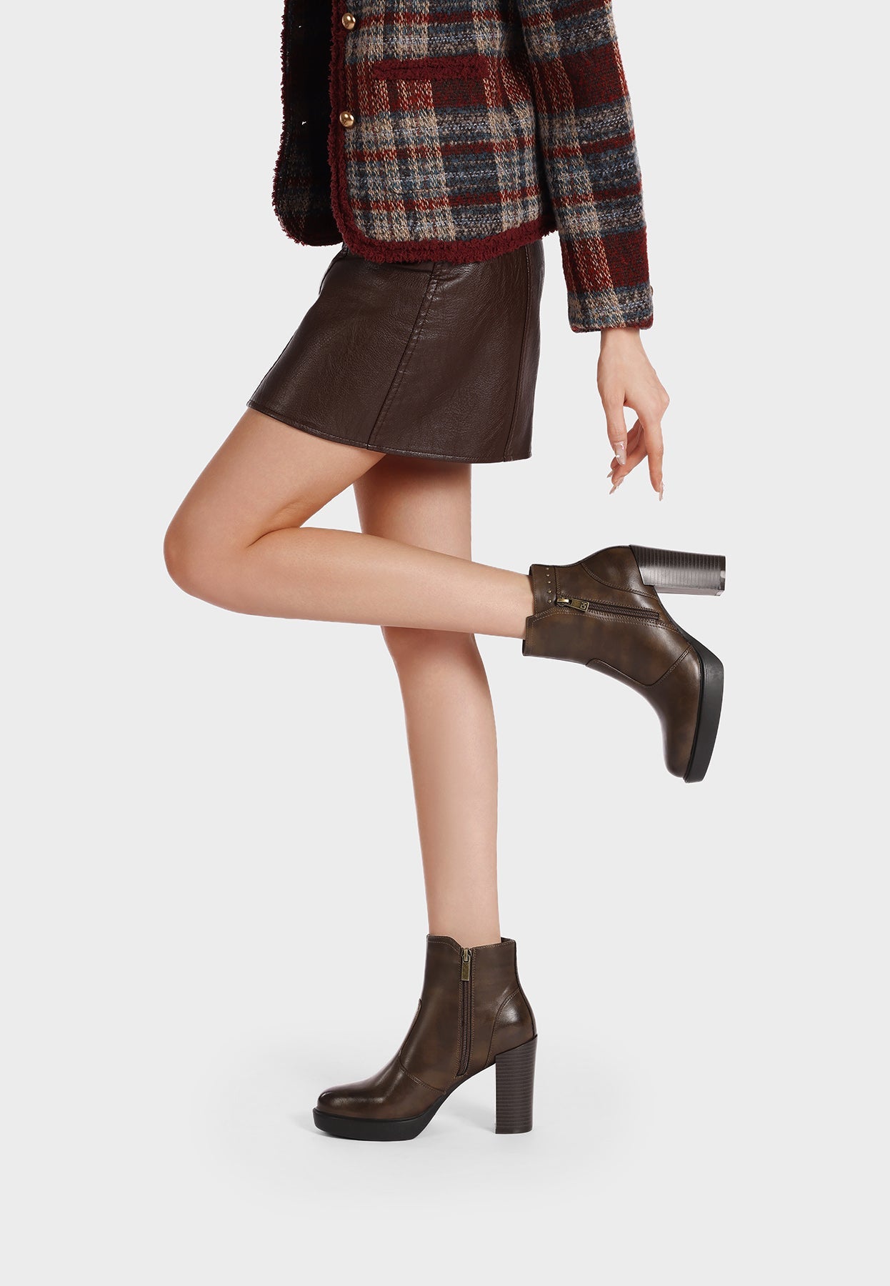 Bottines Femme Coralie – détail de la matière