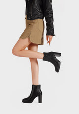 Bottines Femme Coralie, Talon Carré