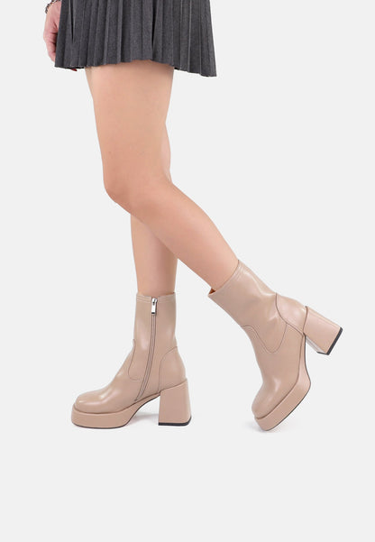 Bottines Femme Faye – détail de la matière