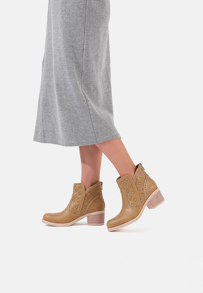 Bottines Femme Hélie – détail de la matière