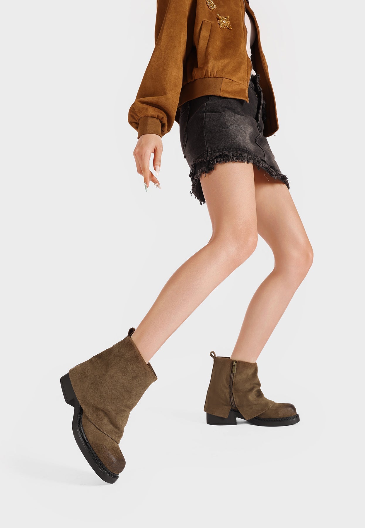 Bottines Femme Tamara – détail de la matière