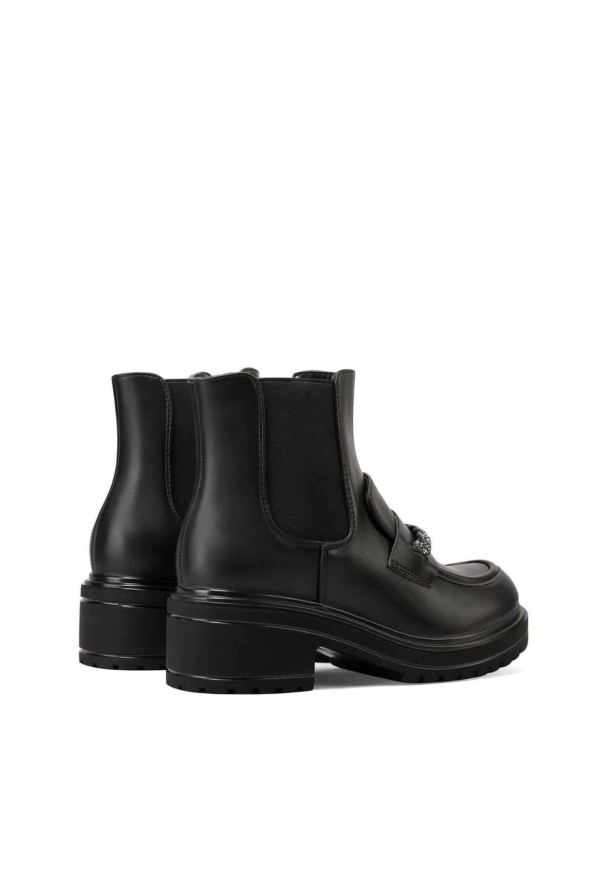 Bottines Chelsea Femme Sibylle – détail de la tige