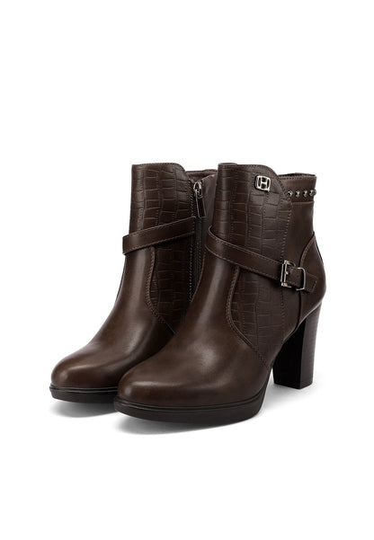 Bottines Femme Una – détail de la tige